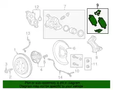 F-(S)PAD KIT 85132090 GM