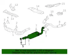 F-MUFFLER 84964235 GM