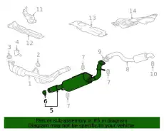 F-MUFFLER 84964236 GM