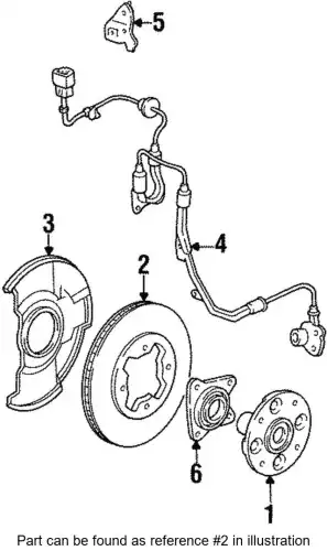 Тормозной диск HONDA 45251SM4010