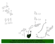 LATCH 13546503 GM