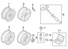 Диск колесный 3C0601027BR03C BENTLEY