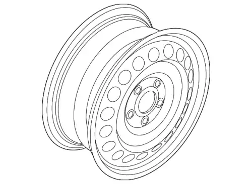 Стальной диск rallye 1K0601027BD03C BENTLEY