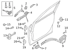 Ручка двери MAZDA BDGG59410H53