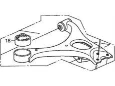 Рычаг подвески HONDA 51350SNAA03