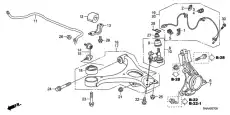 Рычаг подвески HONDA 51350SNAA03