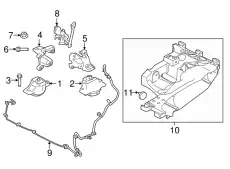 TUBE-CONNECTOR JDE41114 JAGUAR
