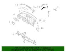 БОЛТ М8 844342V000 KIA