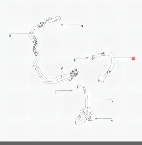 Трубка кондиционера 8108310XGW02A HAVAL