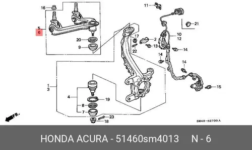 HONDA 51460SM4013