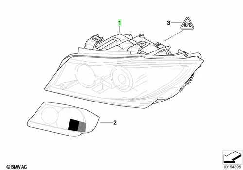 Фара BMW 63 11 6 942 723