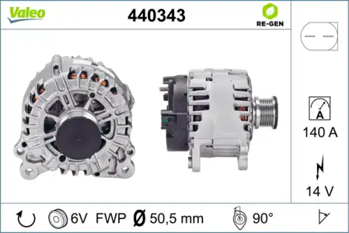 Генератор VALEO 440343