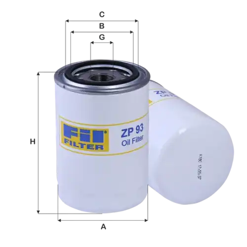 Фильтр масляный FIL FILTER ZP 93