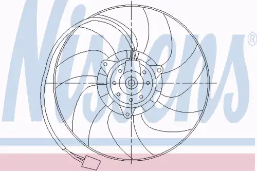 Fan assembly 85551 NISSENS