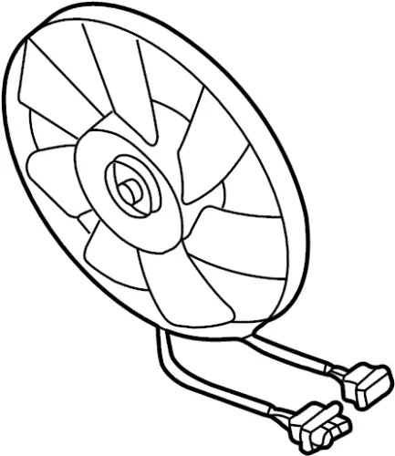 мотор вентилятора VW 1C0959455 VAG