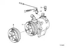 RP компрессор кондиционера !R134A \BMW 3' E30, 5' E28, E34, 6' E24, 7' E32 64 52 8 363 550