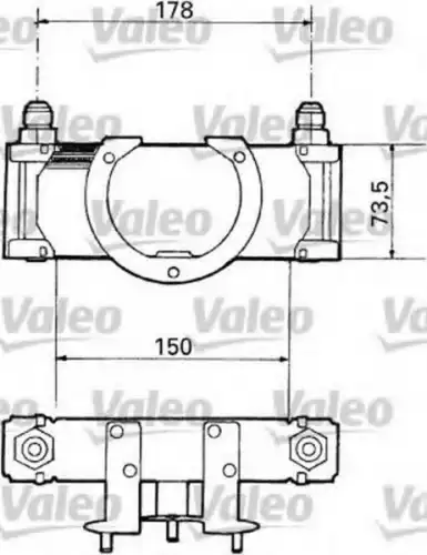 Масляный радиатор VALEO 816593
