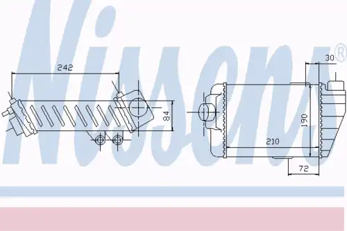 Интеркулер NISSENS 96711