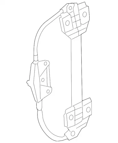 Стеклоподъемник без мотора 4F0839461B VAG