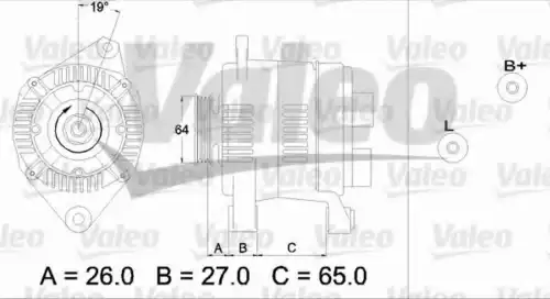 Генератор VALEO 437205