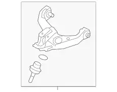 Рычаг подвески FORD ML3Z3078F