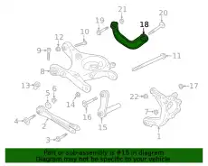 ARM ASY - REAR SUSPENSION LB5Z5500P FORD