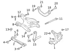 ARM ASY - REAR SUSPENSION LB5Z5500P FORD