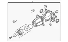 AXLE ASY - REAR MU7Z-4000-D FORD