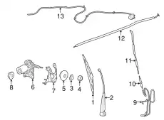 BLADE ASY - WIPER GT1Z17528CA FORD