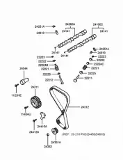 Распредвал HYUNDAI / KIA 2471037201