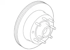 HUB ASY - WHEEL NC2Z-1102-A FORD