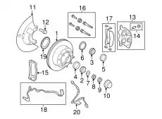 HUB ASY - WHEEL NC2Z-1102-A FORD