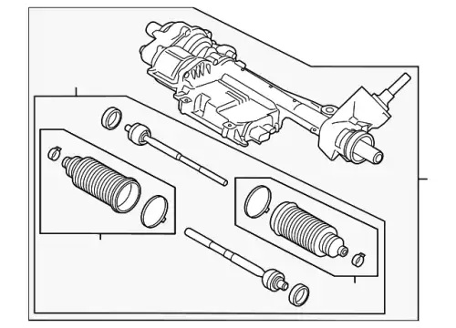 KIT - STEERING GEAR REPAIR LR3Z3504R FORD