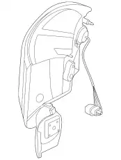 Фонарь задний FORD LC5Z13405E