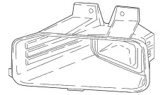 LAMP ASY - FOG - FRONT LL3Z15201A FORD