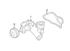 PUMP ASY - WATER F81Z8501A FORD