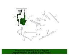 RESERVOIR - WINDSHIELD WASHER BL8Z17618B FORD