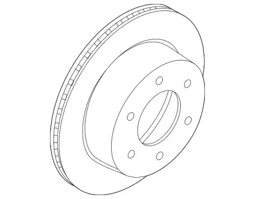 Тормозной диск FORD MB3Z-2C026-A