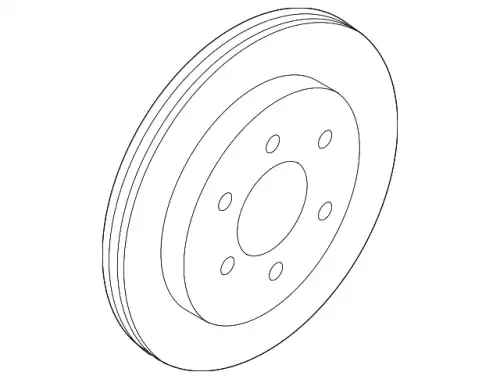 ROTOR ASY - BRAKE ML1Z2C026C FORD