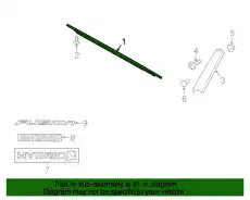 WEATHERSTRIP - DOOR BELT DS7Z5421452F FORD