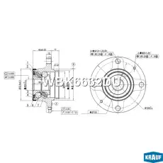 Ступица KRAUF WBK6632DU
