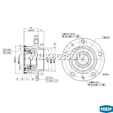 Ступица KRAUF WBK6635DU