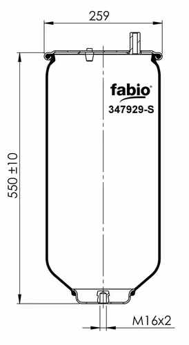 Пневмобаллон без ст. 347929-S FABIO