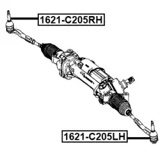 Рулевой наконечник FEBEST 1621-C205LH