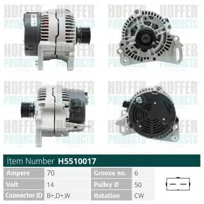 Генератор HOFFER H5510017