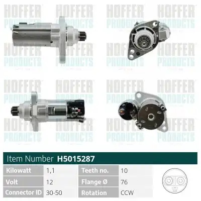 Стартер HOFFER H5015287