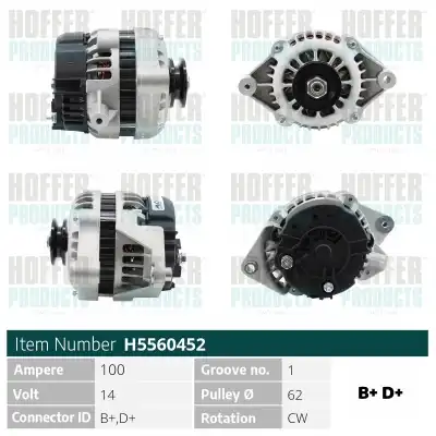 Генератор HOFFER H5560452