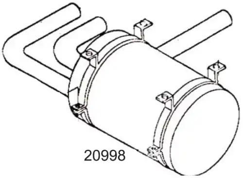 Глушитель MAN SL200 20998 HOBI