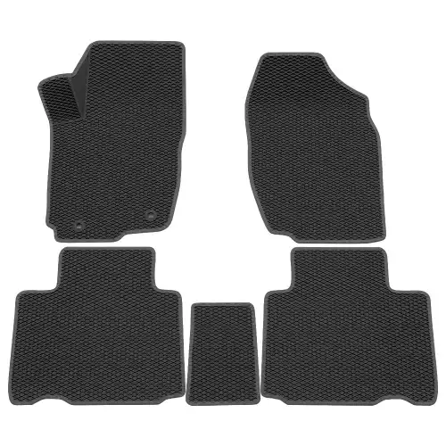 Коврики в салон REZKON 9234035202 Toyota Rav 4 2013-2019 4 шт., серый черный