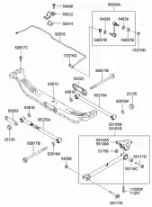 Рычаг подвески HYUNDAI / KIA 551012D000